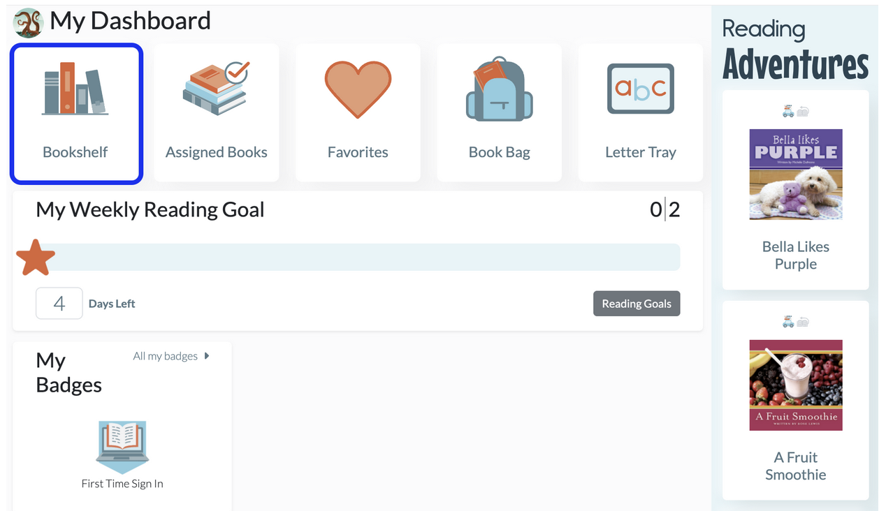 Student Dash - Bookshelf